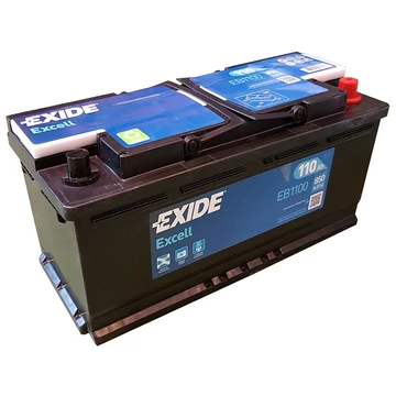 EXIDE Excell EB1100 12V 110Ah 850A szgk akkumulátor j+