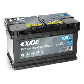 EXIDE Premium EA1050 12V 105Ah 850A szgk akkumulátor jobb
