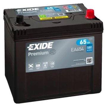 EXIDE Premium EA654 12V 65Ah 580A szgk akkumulátor j+ japán