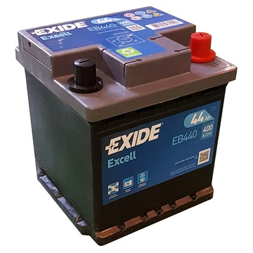 EXIDE Excell EB440 12V 44Ah 400A szgk akkumulátor j+ kocka